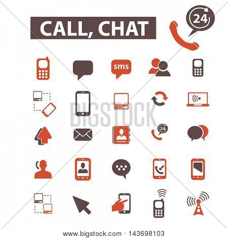 call chat icons