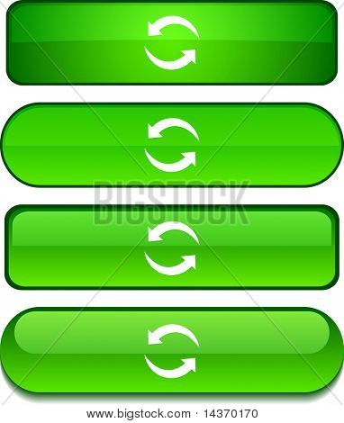 Refresh Web Buttons. Vector & Photo (Free Trial) | Bigstock