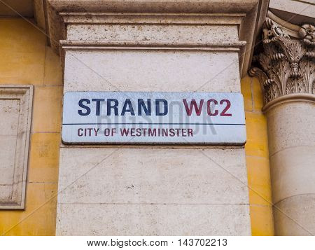 The Strand, London (hdr)