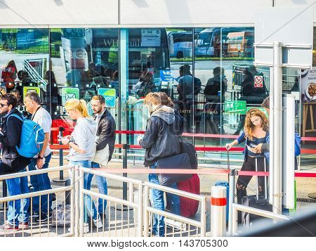 Coach Station In Stansted (hdr)