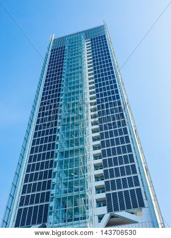 Intesa San Paolo Skyscraper In Turin (hdr)