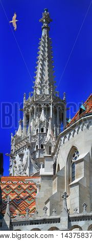 13.06.2015. Matthias Church one of the famous attractions in Hungary.