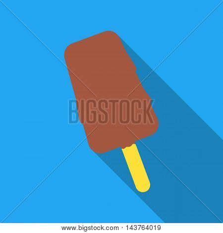 Ice cream vector illustration icon in flat design