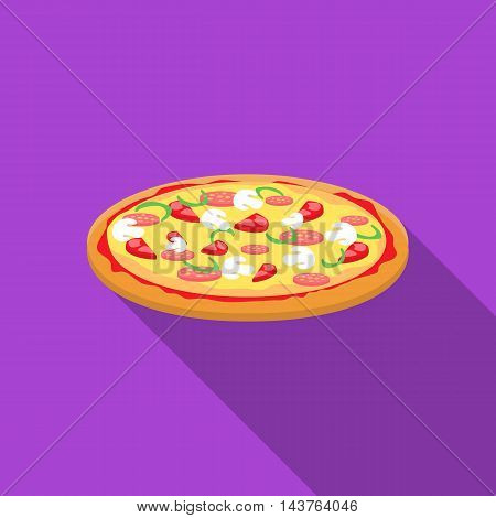 Sandwich vector illustration icon in flat design