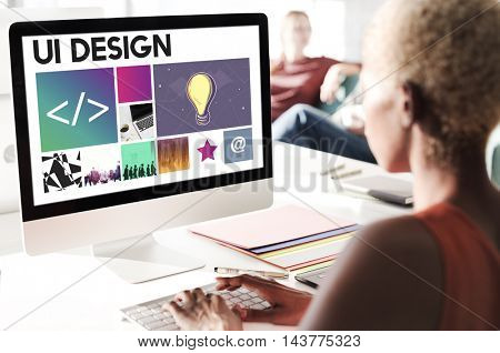 Homepage Website Coding Computer Networking Technology Concept