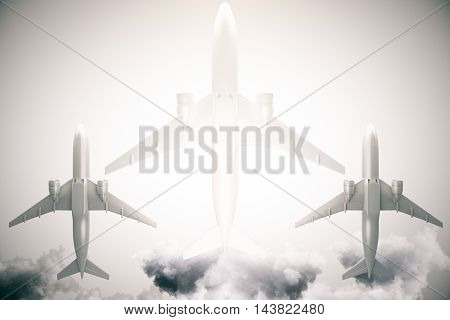 Airplane Bottom View