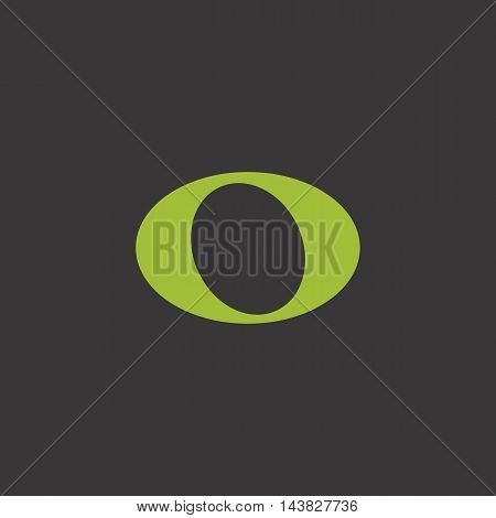 Whole music note vector icon, green on dark background