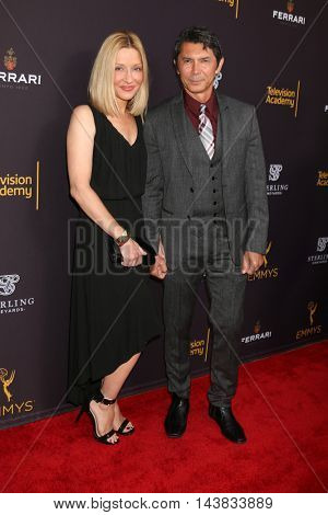 LOS ANGELES - AUG 22:  Yvonne Boismier Phillips, Lou DIamond Phillips at the Television Academy's Performers Peer Group Celebration at the Montage Hotel on August 22, 2016 in Beverly Hills, CA