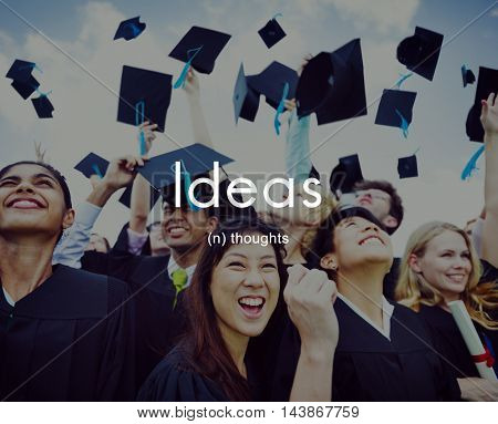 Ideas Thoughts Creativity Inspiration Imagination Concept