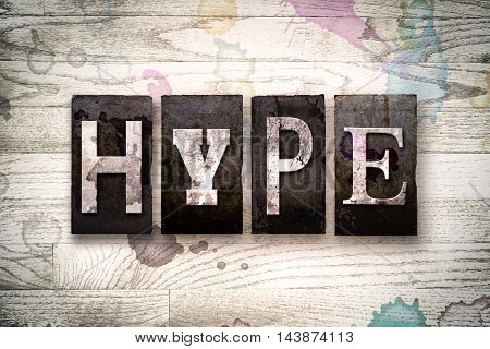 Hype Concept Metal Letterpress Type