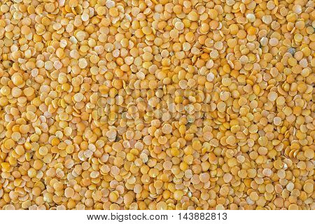 Split red lentils (masoor dal) filled in as background