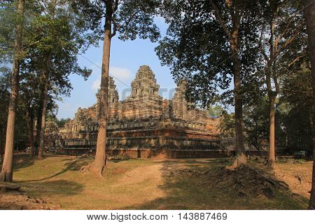 Ta Keo a temple-mountain built of sandstone in Cambodia