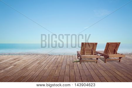 Beach lounge - Sundeck on Sea view for vacation
