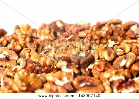 scene Image beautiful peeled ripe fruit walnuts