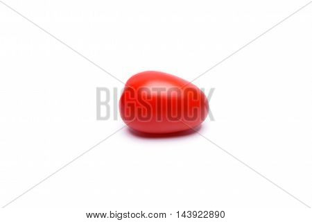 Fresh Roma Tomato Isolated On White