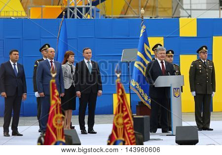 Military Parade In Kyiv, Dedicated To The Independence Day Of Ukraine