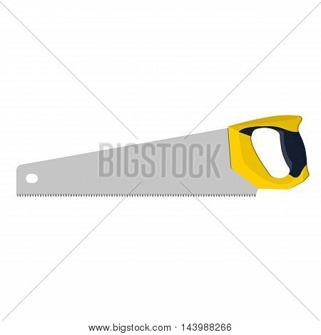 Handsaw For Wood, Vector Illustration