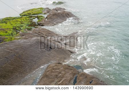 coastal scenery near a commune named Quiberon in the Morbihan department in Brittany France