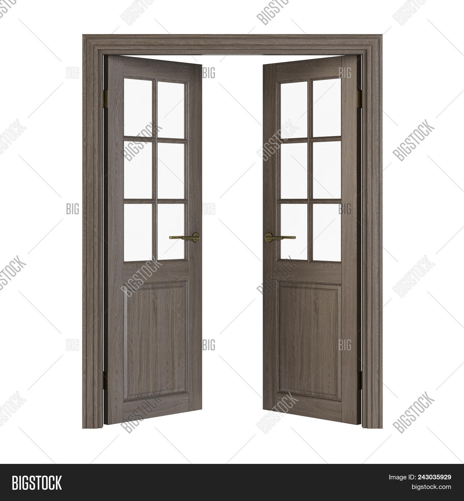 Doubleleaf Doors Image & Photo (Free Trial) Bigstock