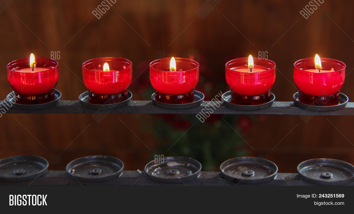 Tealights / Burning Image & Photo (Free Trial) Bigstock
