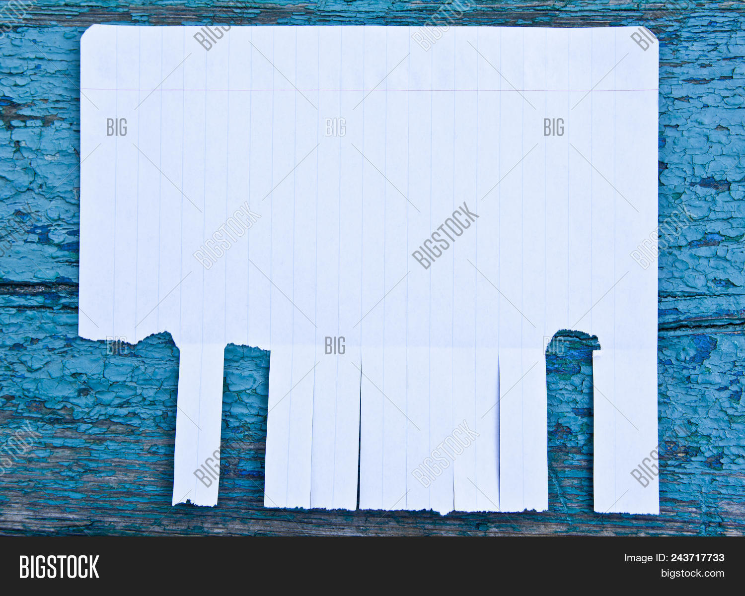 blank white paper tear image photo free trial bigstock