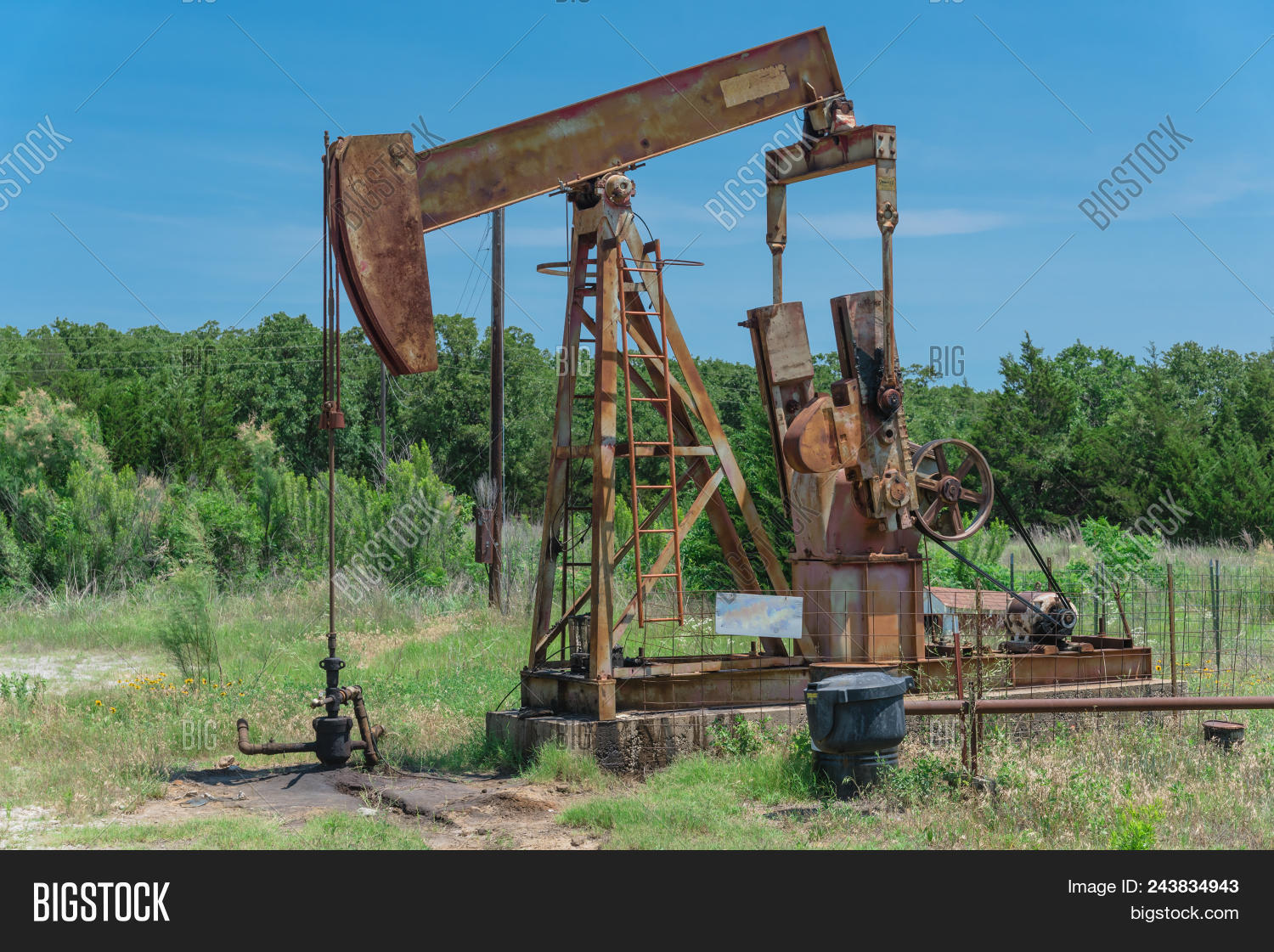 Working Pump Jack Image & Photo (Free Trial) Bigstock