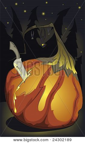 Halloween auf Geburt