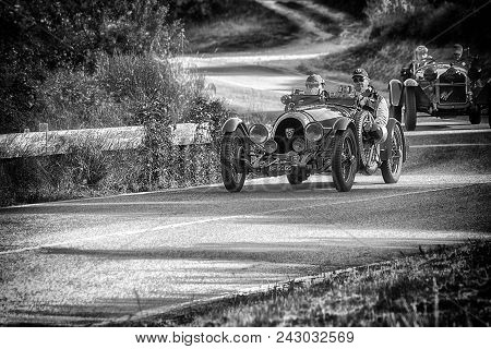 Pesaro Colle San Bartolo , Italy - May 17 - 2018 : B.n.c. 527 Monza	1927 Old Racing Car In Rally Mil