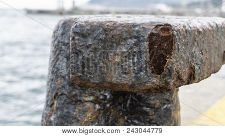 Metal Structure For Landing Ships Port Cleat Sea