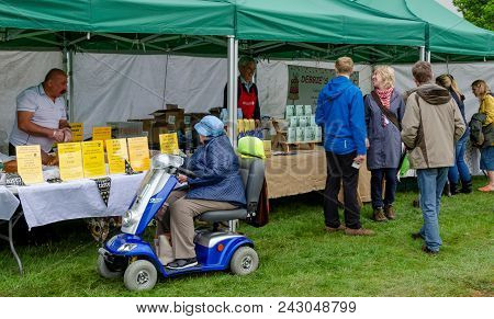 Bala Lake, Uk: May 27, 2018: Despite The Poor Weather, The Festival Of Transport Saw A Good Turn Out