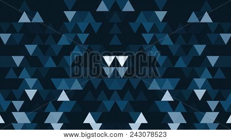 Abstract Background Of 8-bit Minimalism Triangles. Abstract Geometric Shapes, Abstract Background Fr
