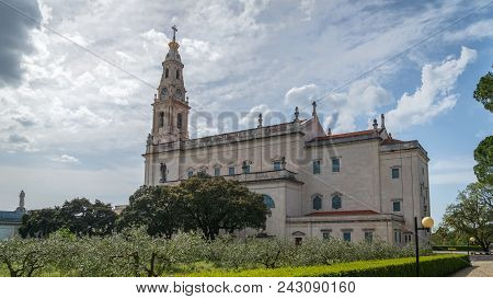 Sanctuary Of Fatima, Portugal. An Important Marian Shrines And Pilgrimage Location In The World For