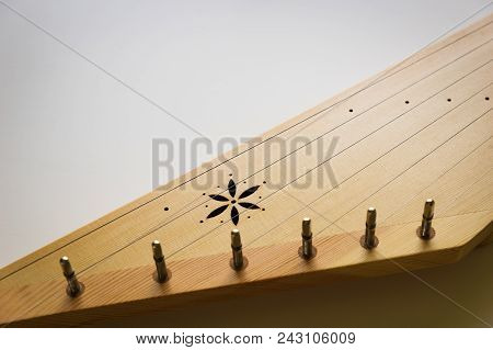 Kannel, Estonian Traditional Harp Musical Instrument For Folk Music In Estonia, Finland.
