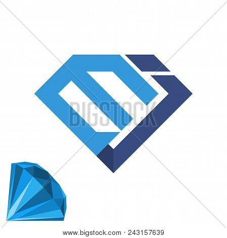 Icon Initial Logo For Jewelry Business, With Combination Of Initial Letter E & J