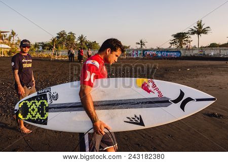 May 31, 2018. Keramas, Bali, Indonesia. Competition Wsl Corona Bali Protected. Professional Surfer M