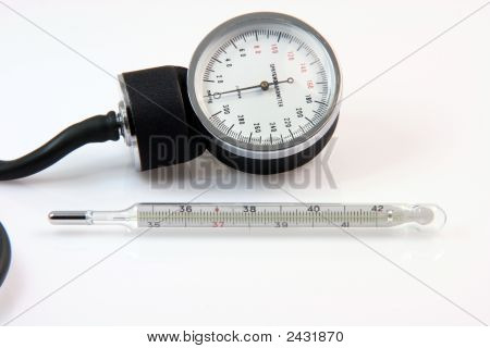 Termometro e Sphygmometer