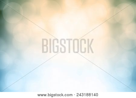 Abstract Colorful Background With Bokeh Light Effect