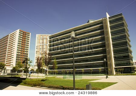 Modern épülete Lisszabon