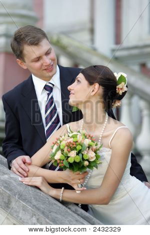 新郎新婦の肖像画