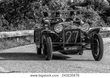 Pesaro Colle San Bartolo , Italy - May 17 - 2018 : Lancia Lambda Vii Serie Casaro	1927 Old Racing Ca