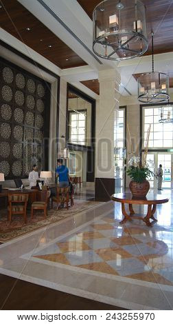 Pulau Langkawi, Malaysia - Apr 4th 2015: Inside The Lobby Of The Danna Luxury Hotel On Langkawi Isla