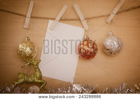 Merry Christmas And Happy New Year Background