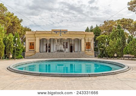 Yazd, Iran - May 5, 2015: Beautiful Architecture Of The Fire Temple Atash Behram In Old City.