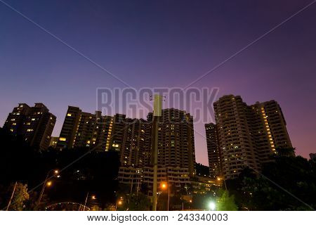 Cityscape On Penang Island Malaysia