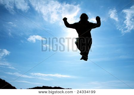 Trampolinsprung