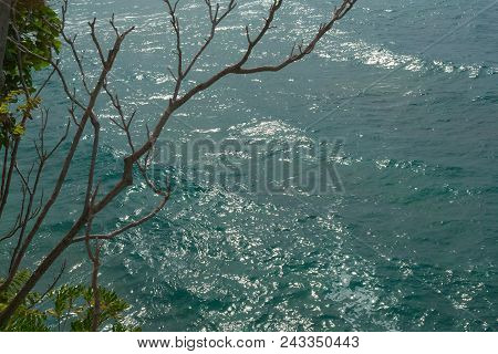 Seascape. View From Above. Sea Adriatic Sea