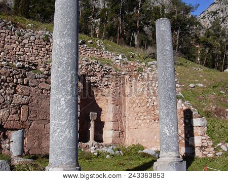 Delphi Ancient Sanctuary Phocis Greece