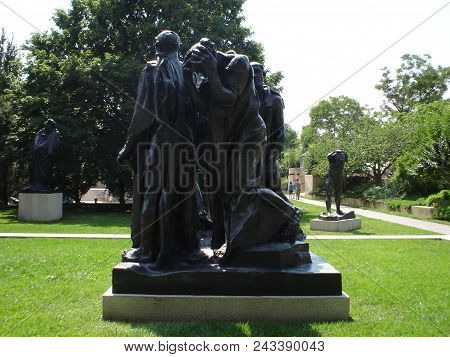 The Burghers Of Calais At The Hirshhorn Sculpture Garden, Washington, D.c. June 25, 2005