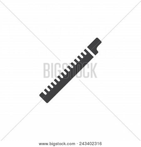 Flute Vector Icon. Filled Flat Sign For Mobile Concept And Web Design. Fife Solid Icon. Symbol, Logo