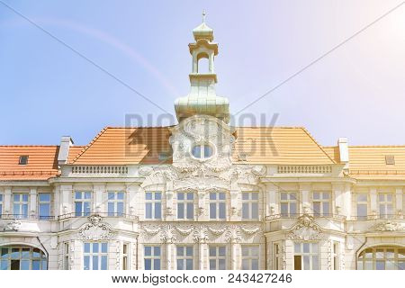 Urban Architecture, Old Renovated Houses In Wroclaw, Polish Museums